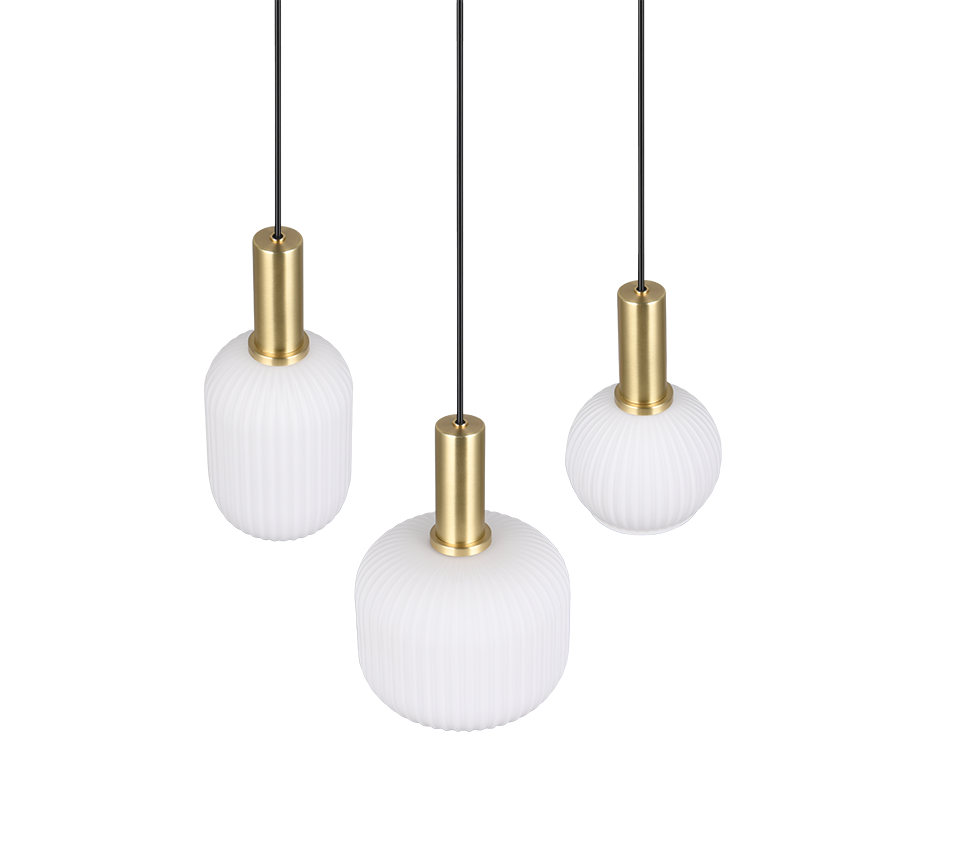 DIVA | Pendant | Brass mat | Metal