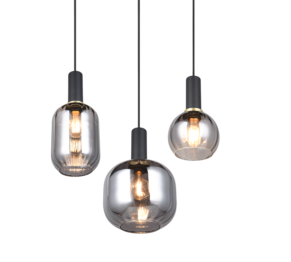 DIVA | Pendant | Black mat | Metal