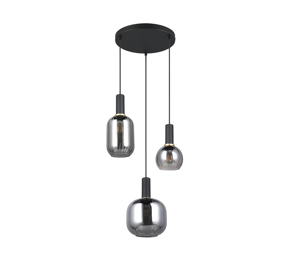 DIVA | Pendant | Black mat | Metal