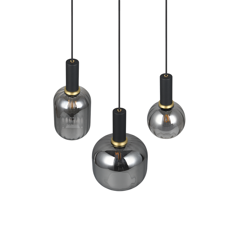 DIVA | Pendant | Black mat | Metal