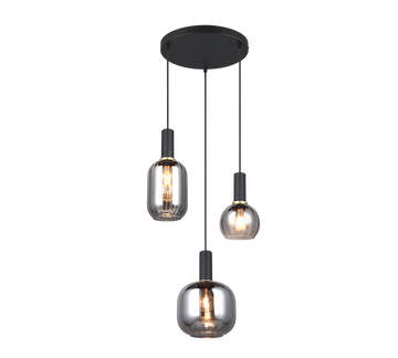 DIVA | Pendant | Black mat | Metal