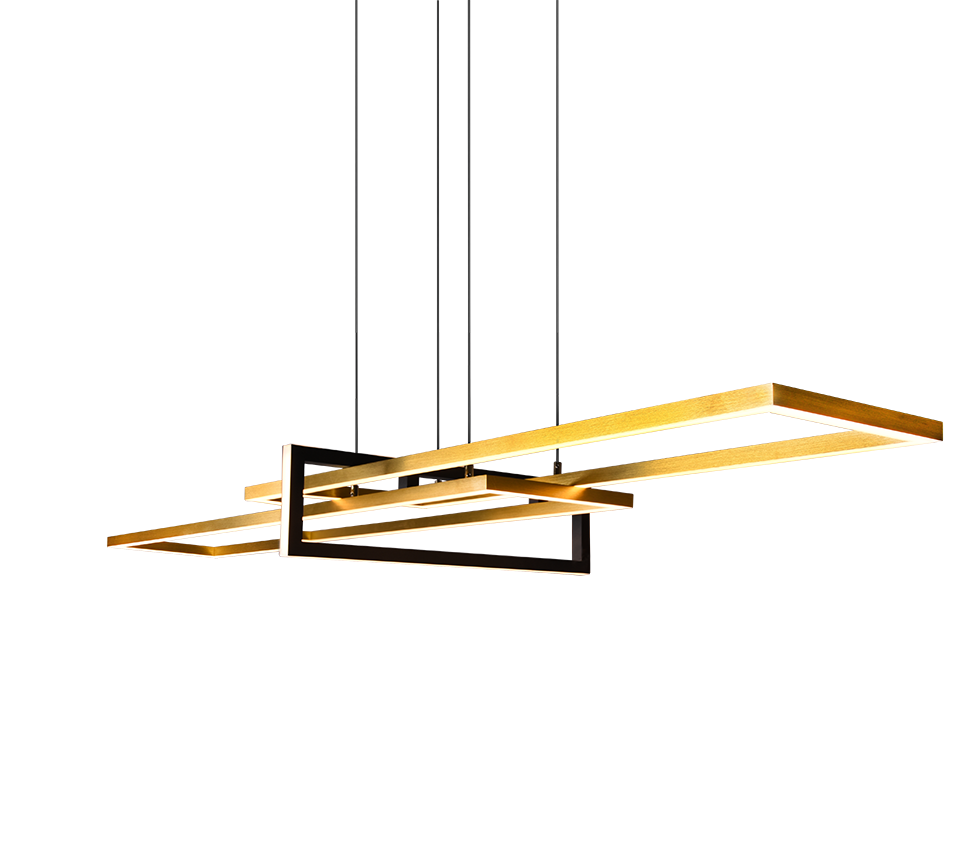SALINAS | Pendant | Brass mat | Metal