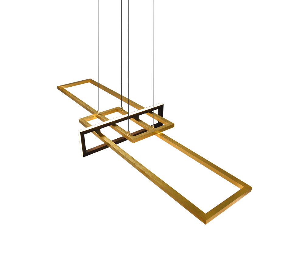 SALINAS | Pendant | Brass mat | Metal
