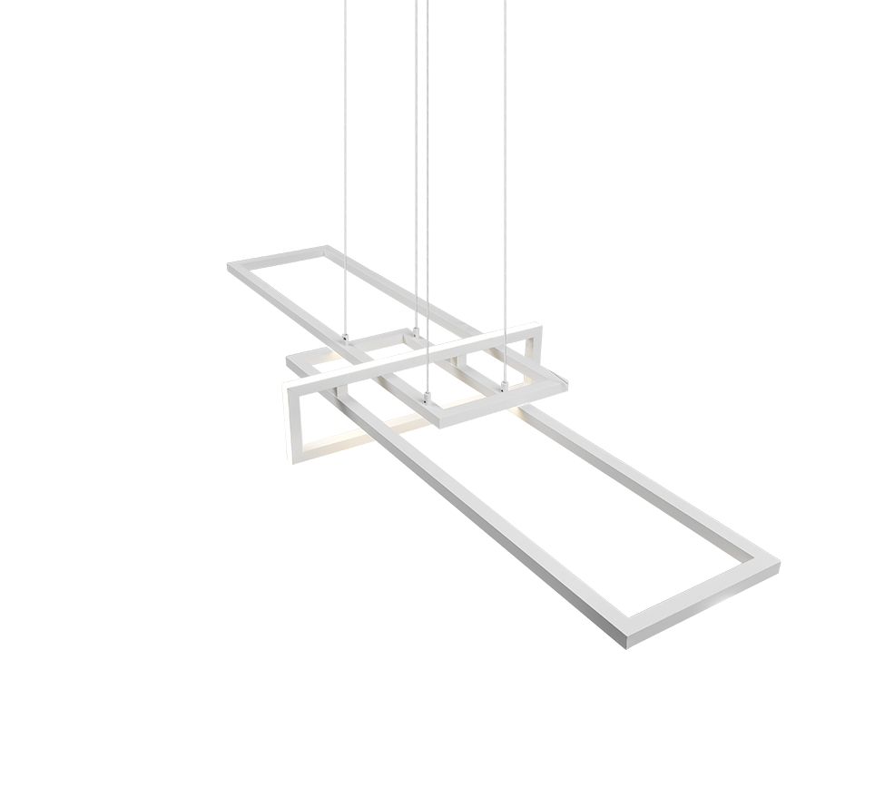 SALINAS | Pendant | White mat | Metal