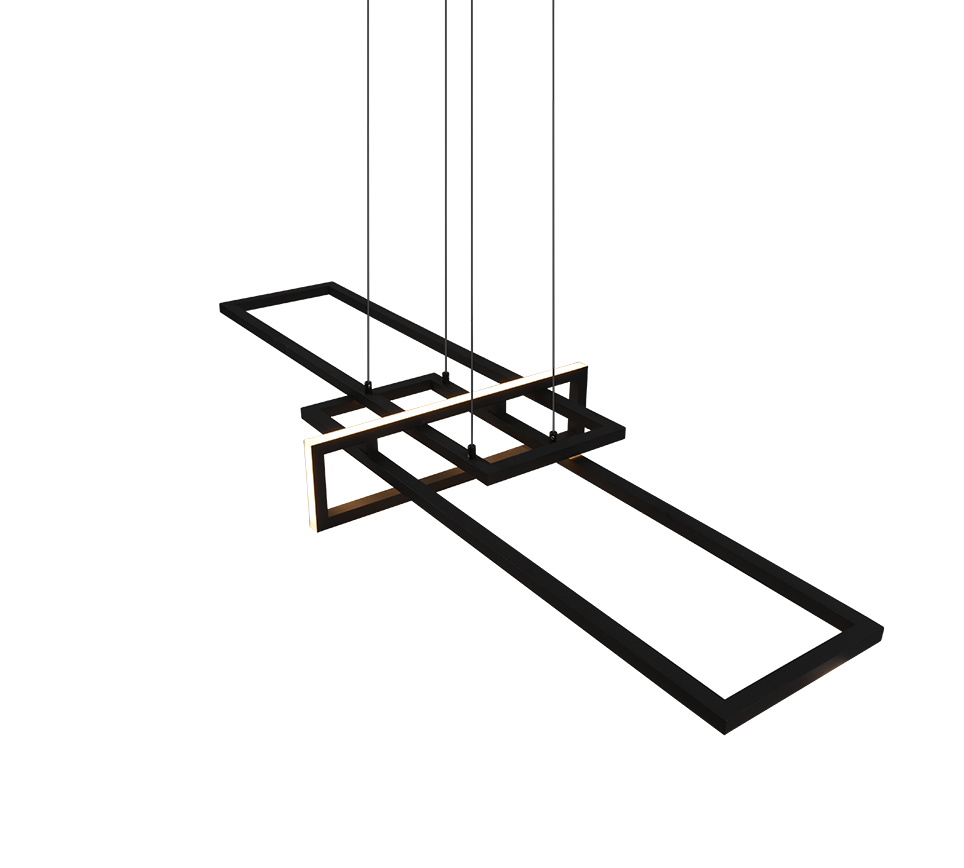 SALINAS | Pendant | Black mat | Metal