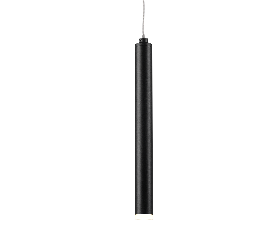 TUBULAR | Pendant | Black mat | Metal