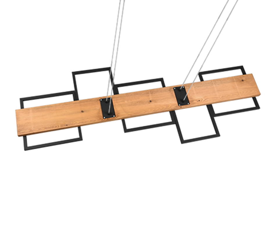 HARPER | Pendant | Black mat | Metal