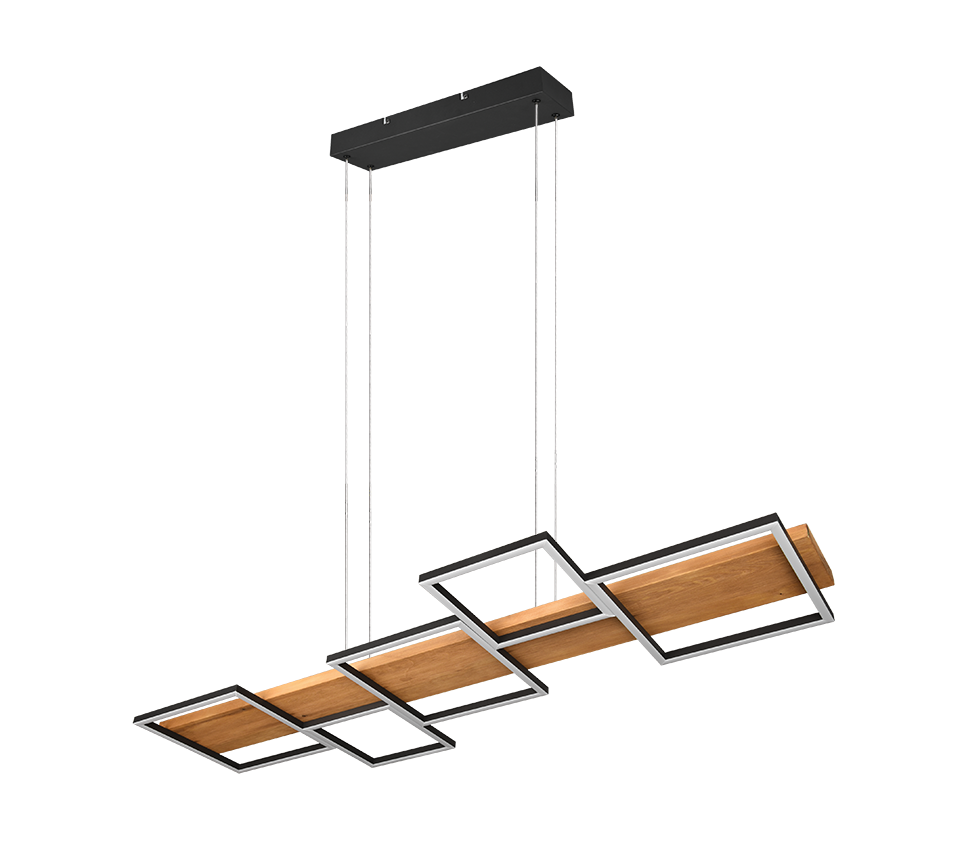 HARPER | Pendant | Black mat | Metal