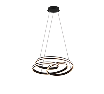 NURIA | Pendant | Black mat | Metal
