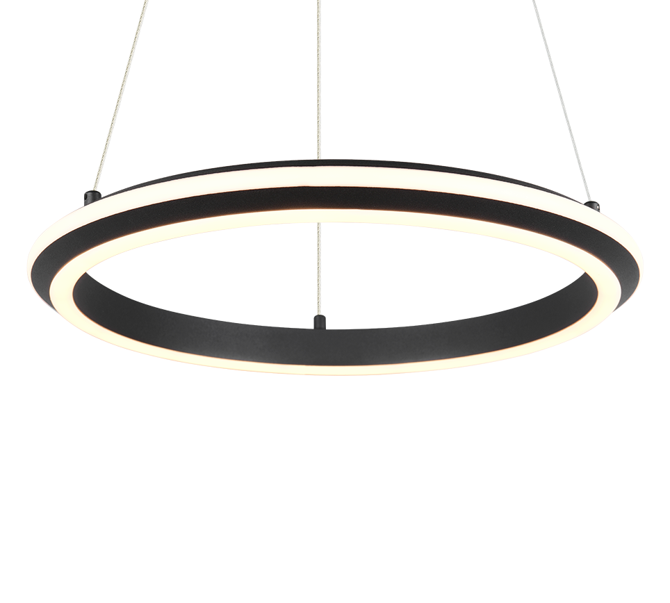 AMADOR | Pendant | Black mat | Metal