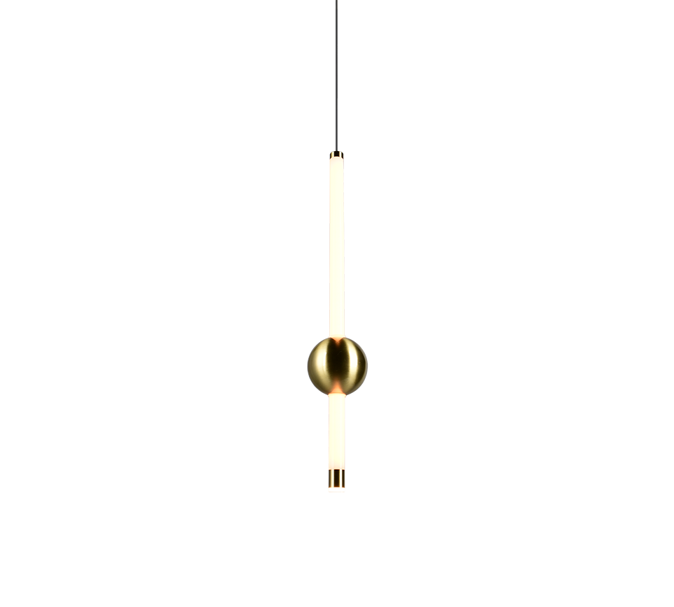 MELITA | Pendant | Brass mat | Metal