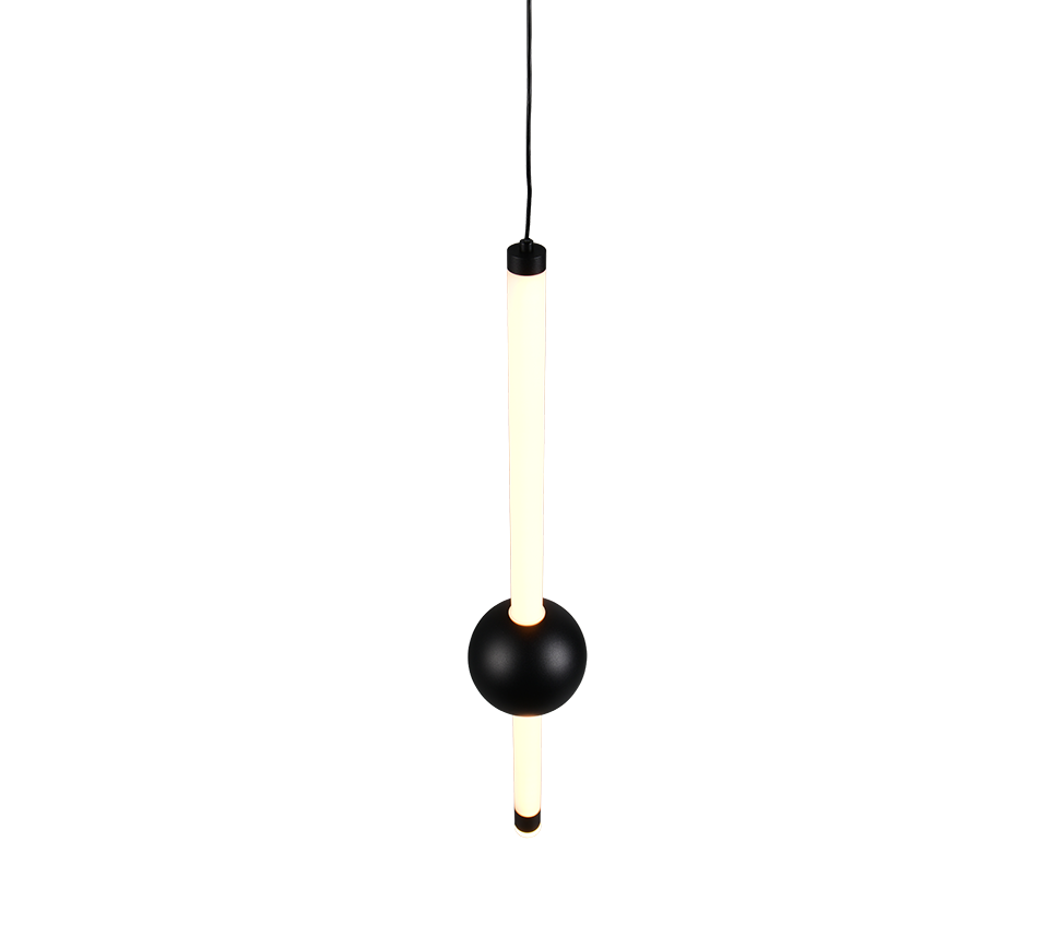 MELITA | Pendant | Black mat | Metal