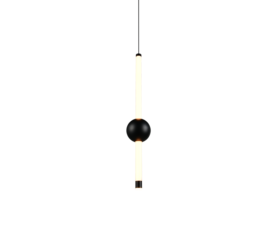 MELITA | Pendant | Black mat | Metal