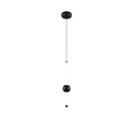 MELITA | Pendant | Black mat | Metal