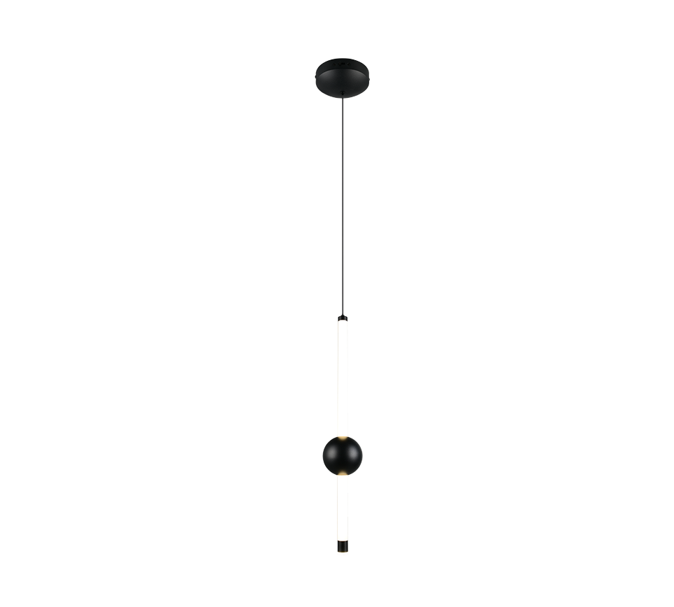 MELITA | Pendant | Black mat | Metal