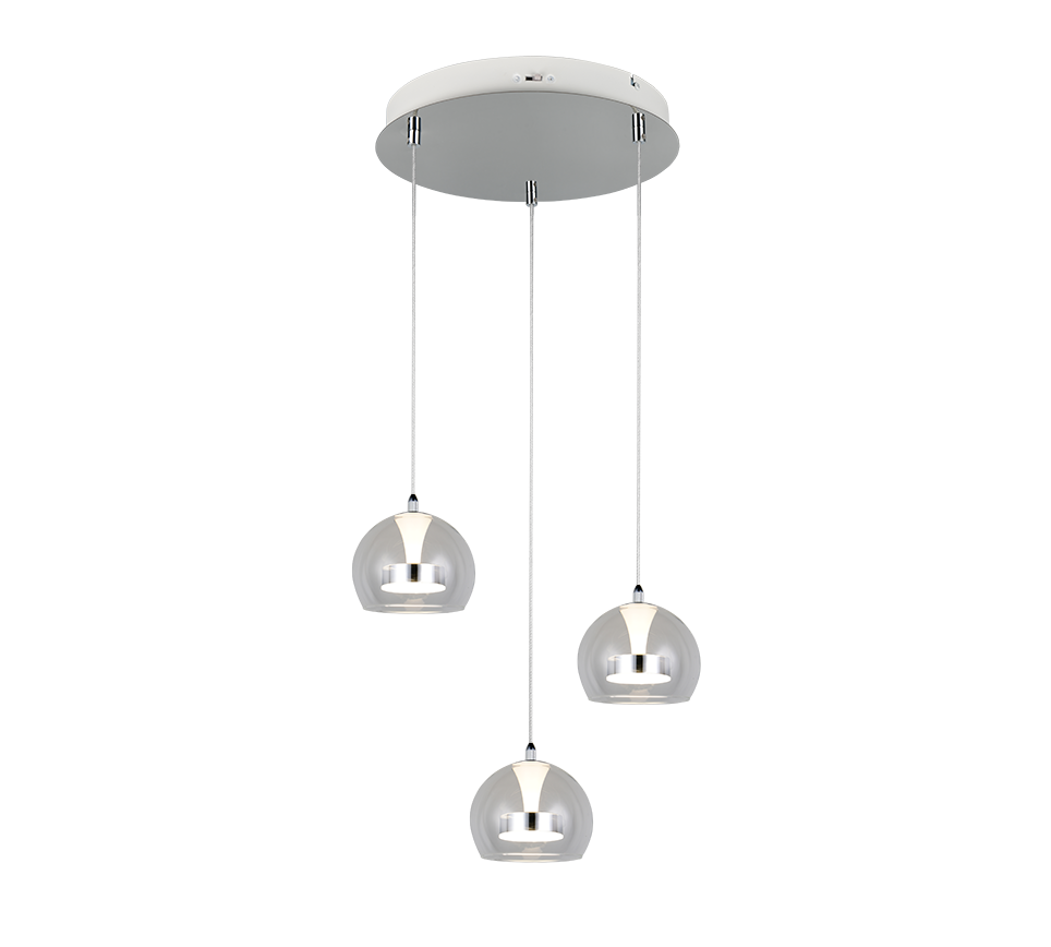 FLYNT | Pendant | Chrome | Metal