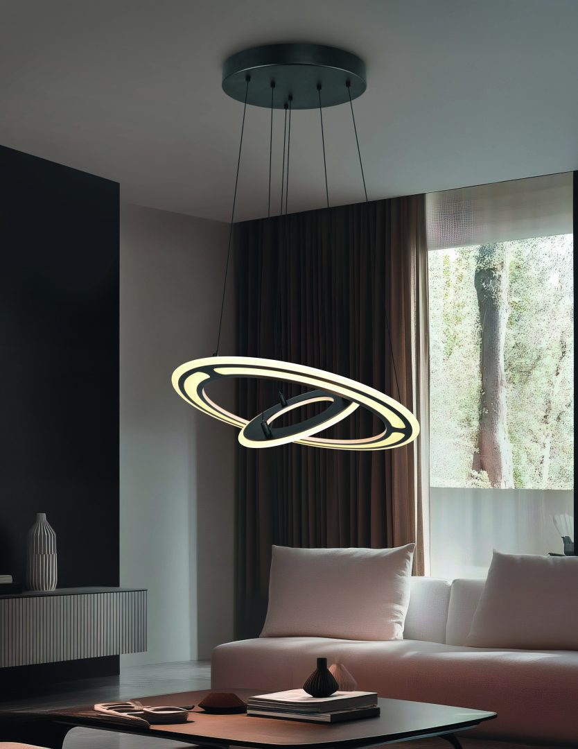 CROMER | Pendant | Black mat | Metal