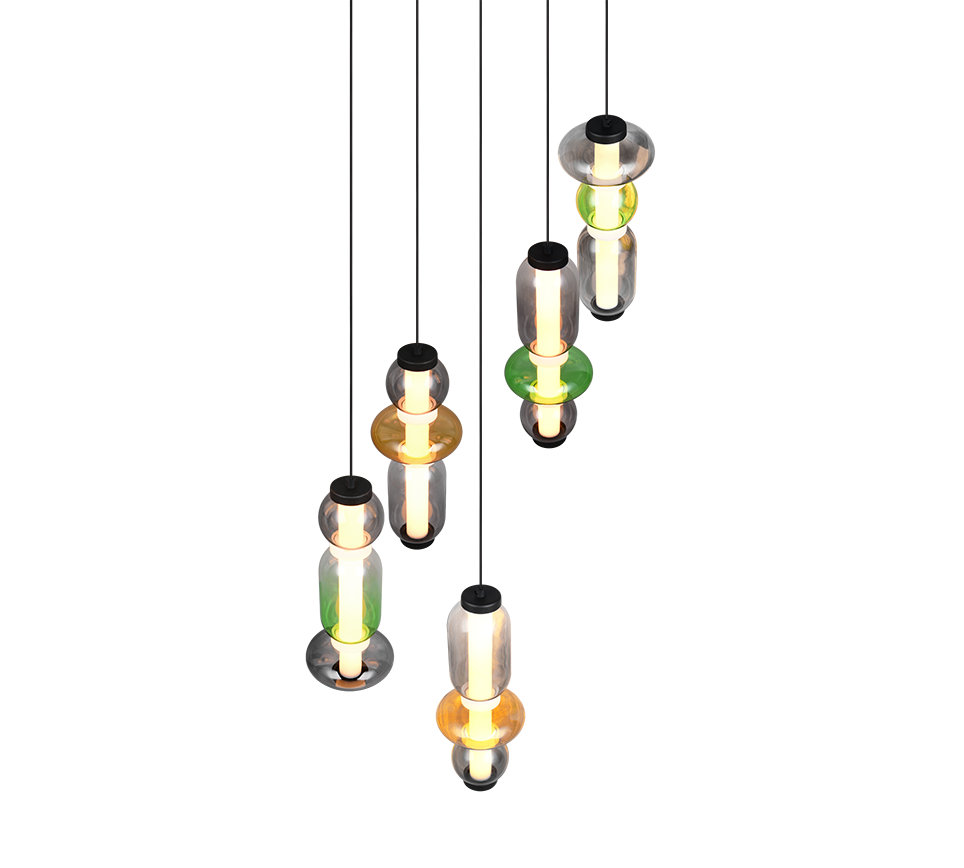 MINERVA | Pendant | Multicolor | Glass