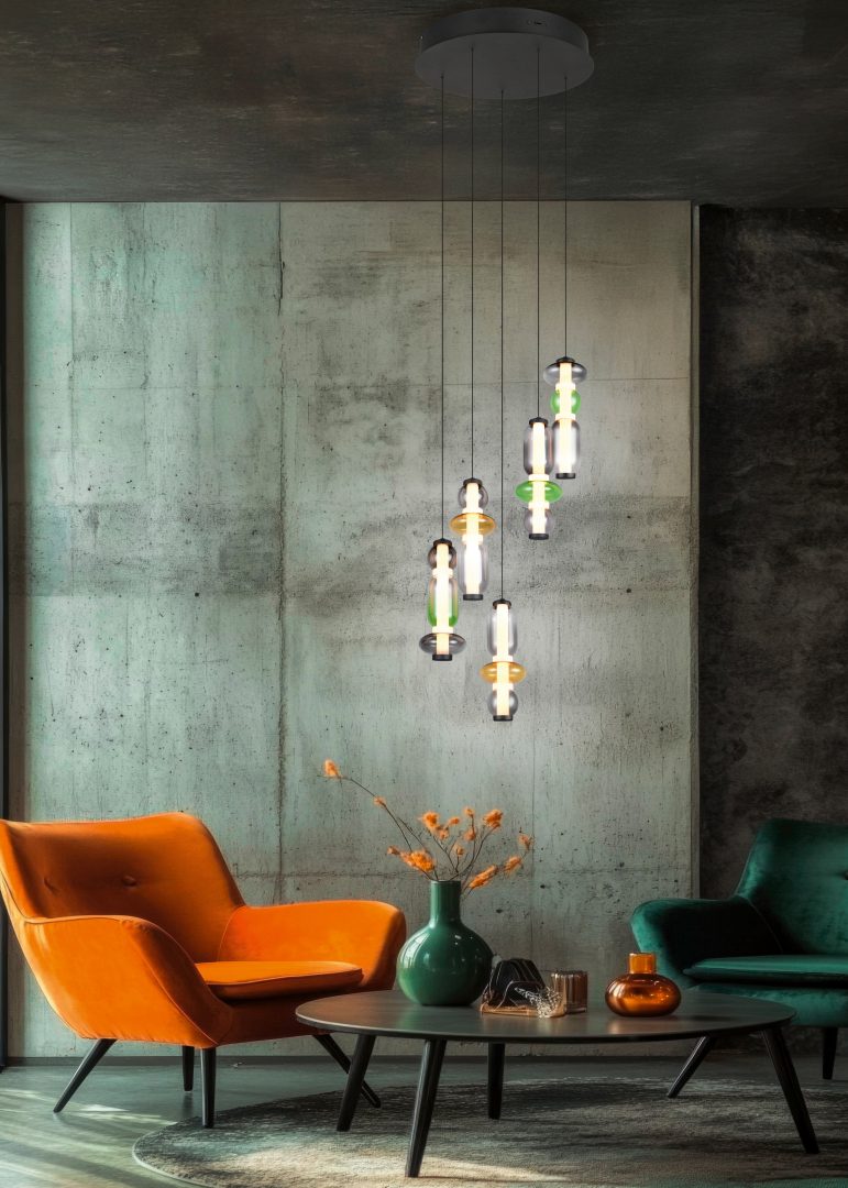MINERVA | Pendant | Multicolor | Glass