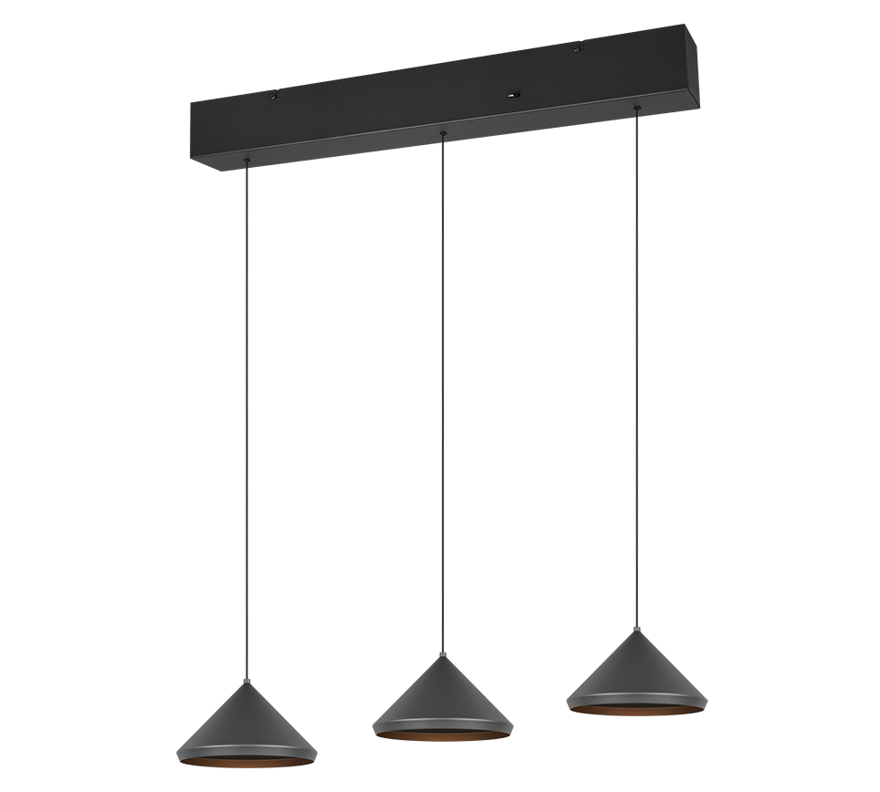 LAGUNA | Pendant | Black mat | Metal