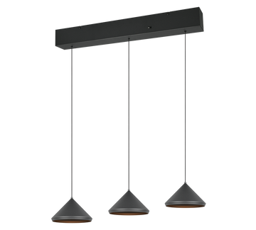 LAGUNA | Pendant | Black mat | Metal