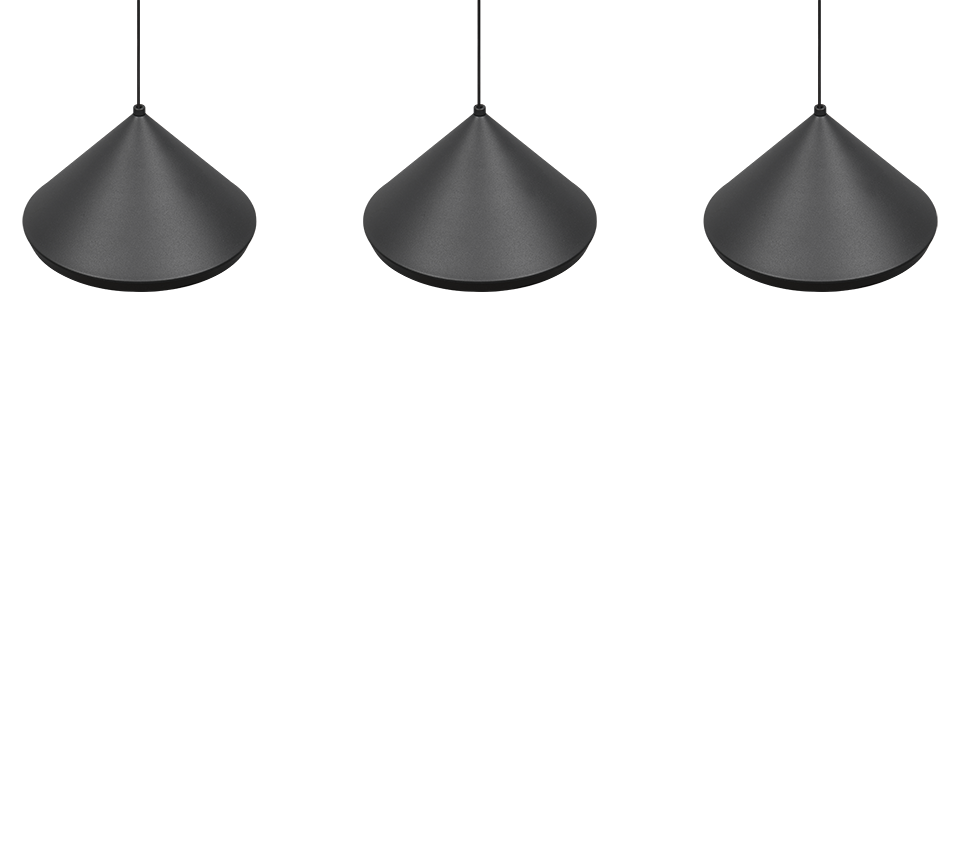 LAGUNA | Pendant | Black mat | Metal