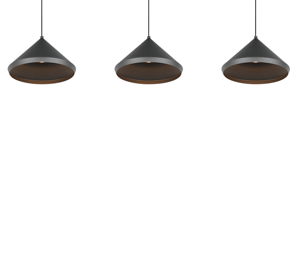 LAGUNA | Pendant | Black mat | Metal