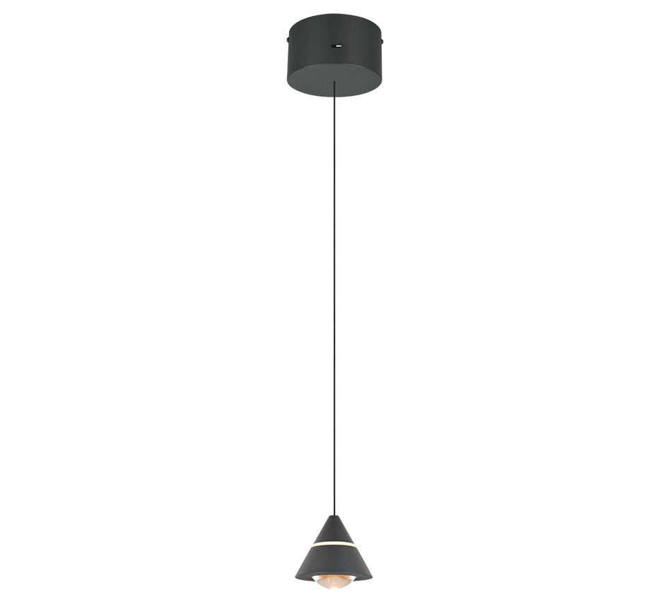 ROMEO | Pendant | Black mat | Metal