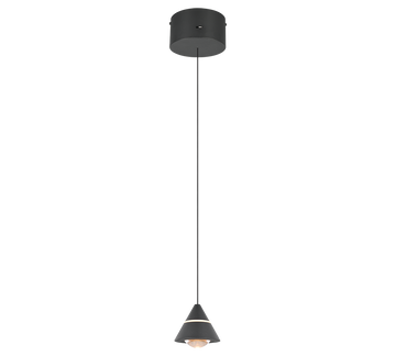 ROMEO | Pendant | Black mat | Metal