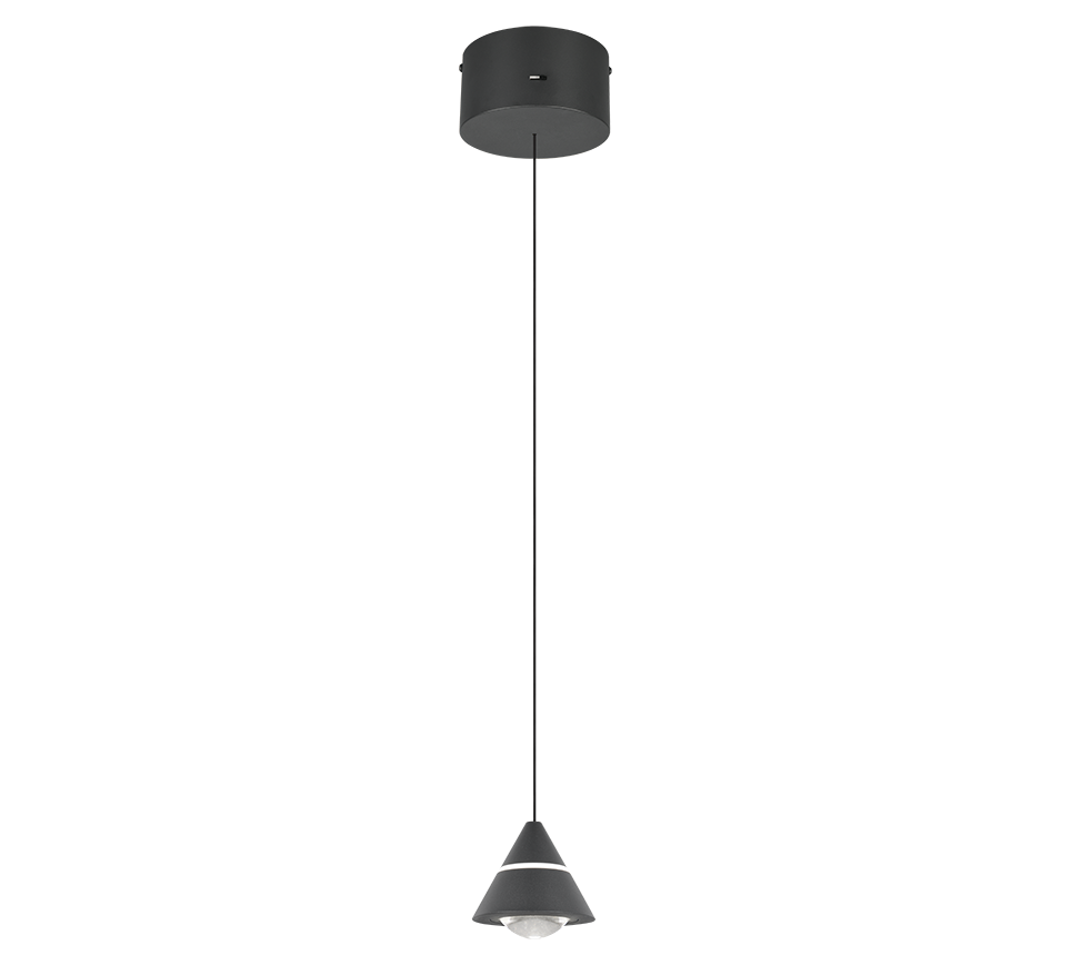 ROMEO | Pendant | Black mat | Metal