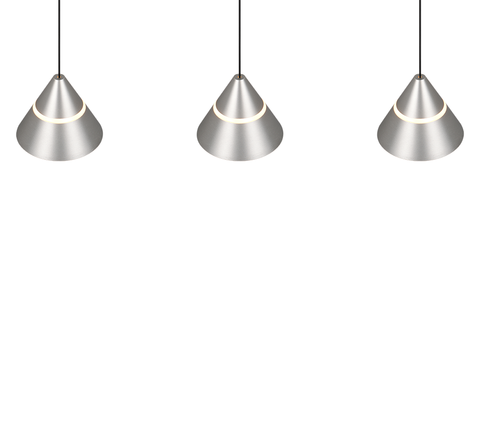 ROMEO | Pendant | Nickel mat | Metal
