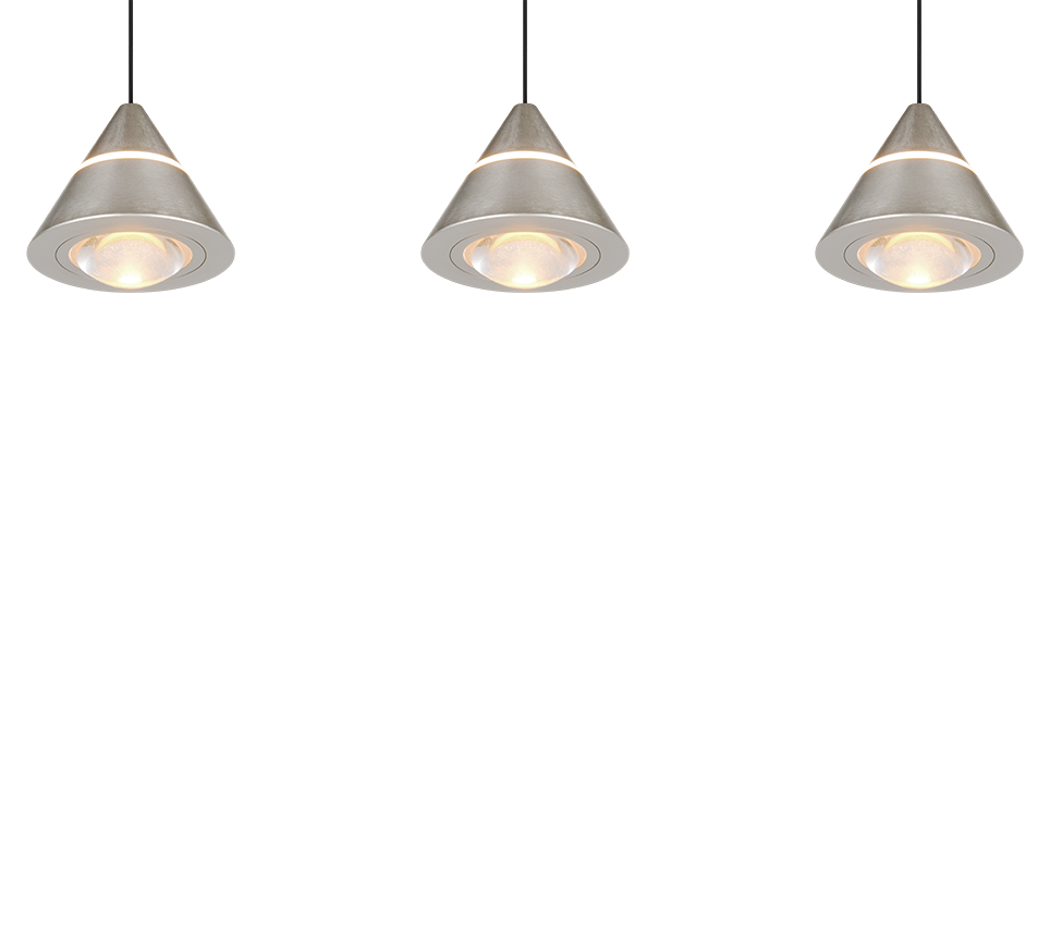 ROMEO | Pendant | Nickel mat | Metal