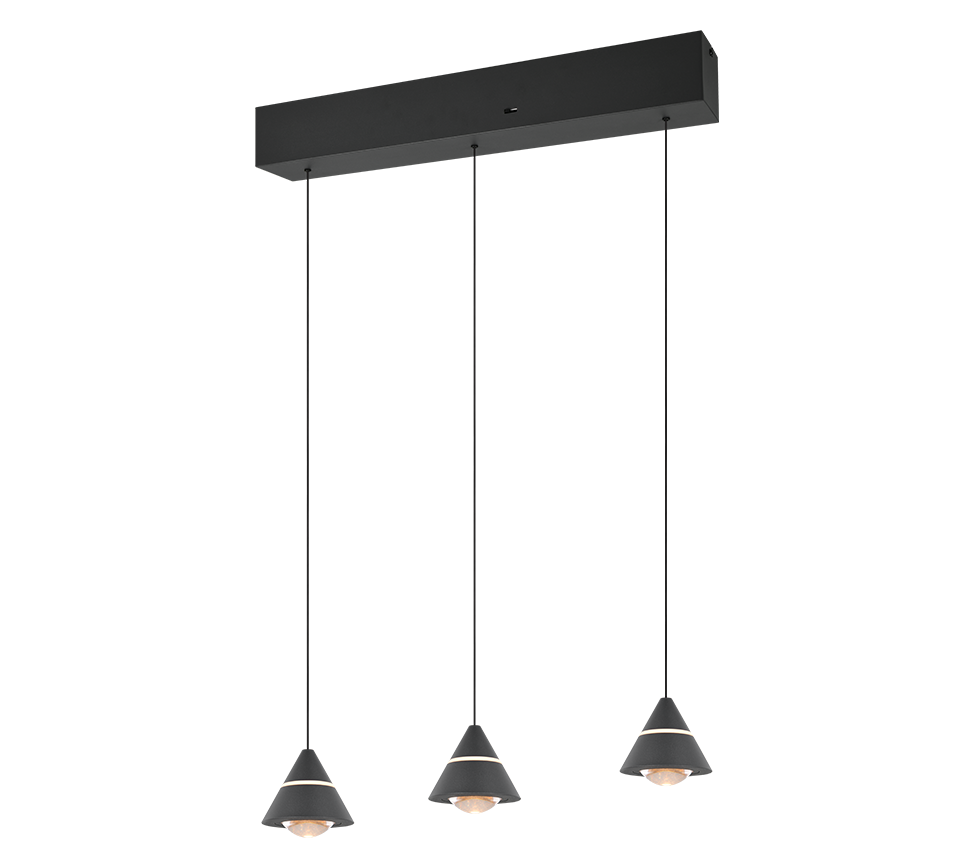 ROMEO | Pendant | Black mat | Metal