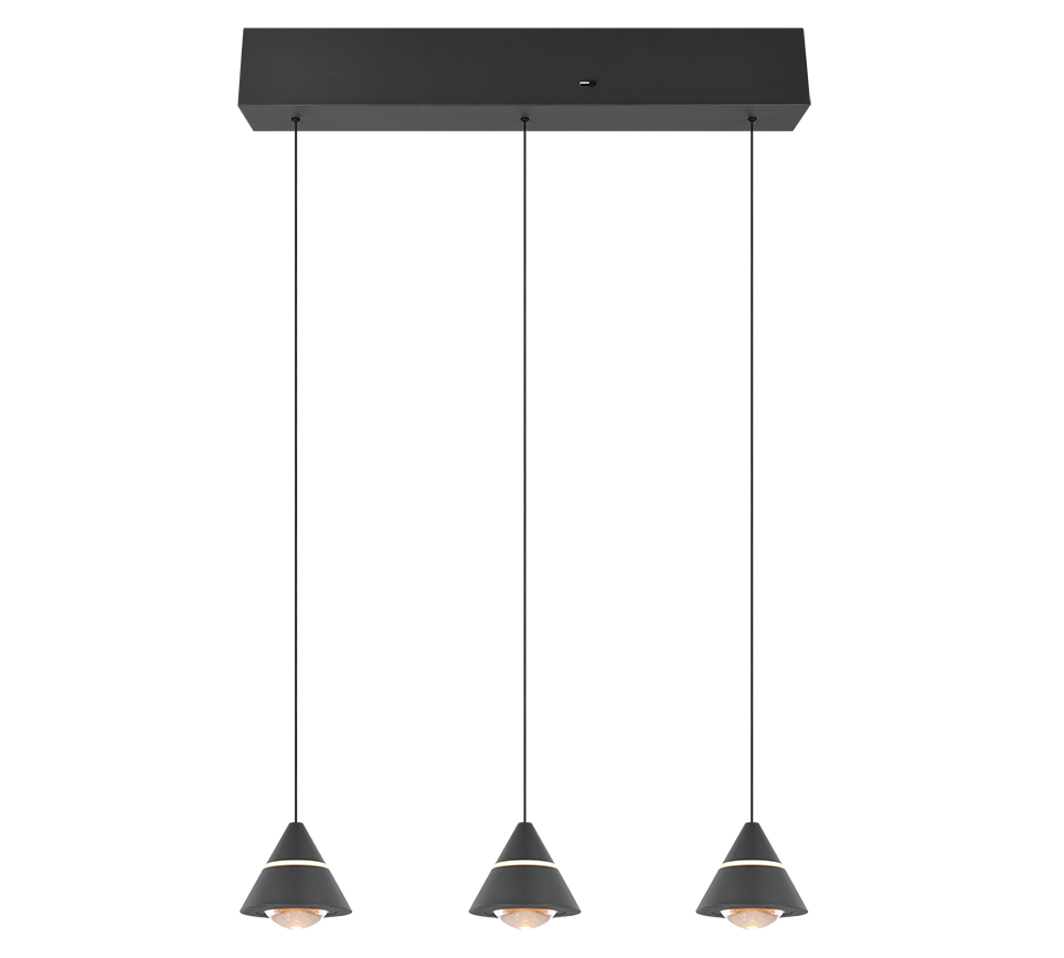 ROMEO | Pendant | Black mat | Metal