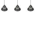ROMEO | Pendant | Black mat | Metal