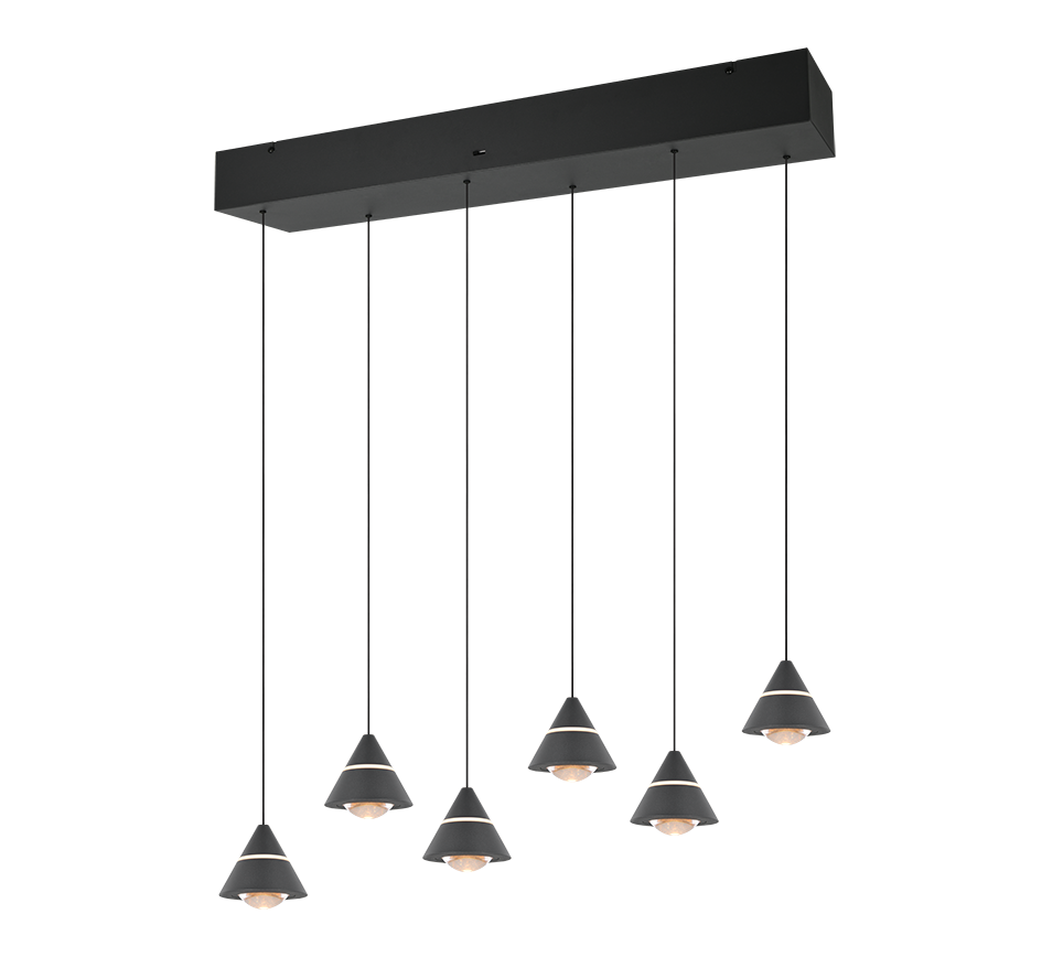 ROMEO | Pendant | Black mat | Metal