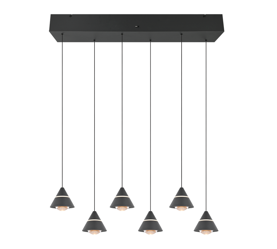 ROMEO | Pendant | Black mat | Metal