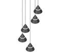 ROMEO | Pendant | Black mat | Metal