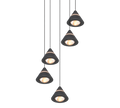 ROMEO | Pendant | Black mat | Metal