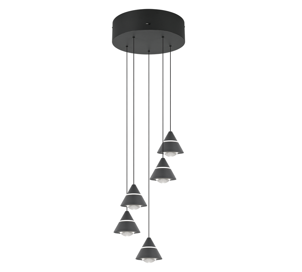 ROMEO | Pendant | Black mat | Metal