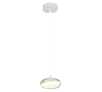 TARSIA | Pendant | White mat | Metal