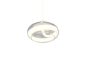 TARSIA | Pendant | White mat | Metal