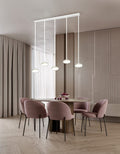 TARSIA | Pendant | White mat | Metal
