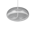 TARSIA | Pendant | White mat | Metal