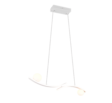 NAPOLI | Pendant | White mat | Metal