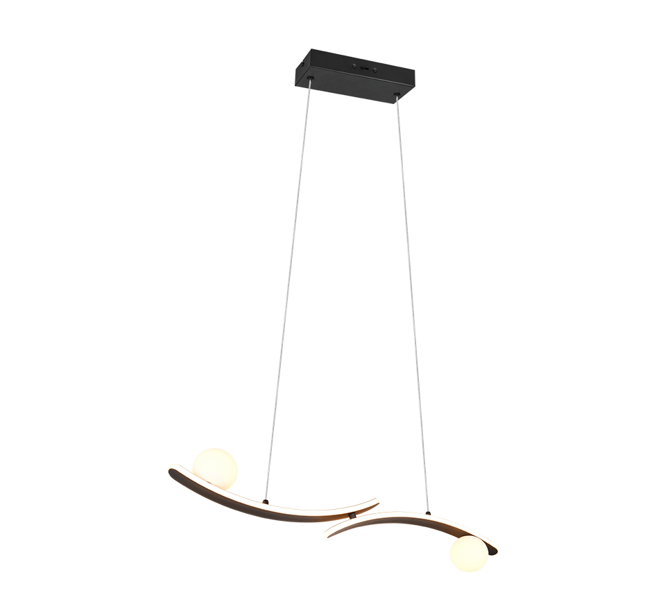 NAPOLI | Pendant | Black mat | Metal