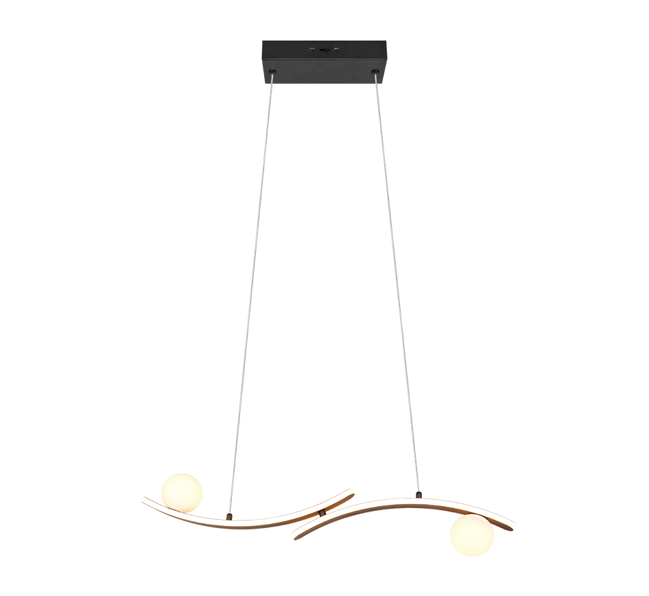 NAPOLI | Pendant | Black mat | Metal