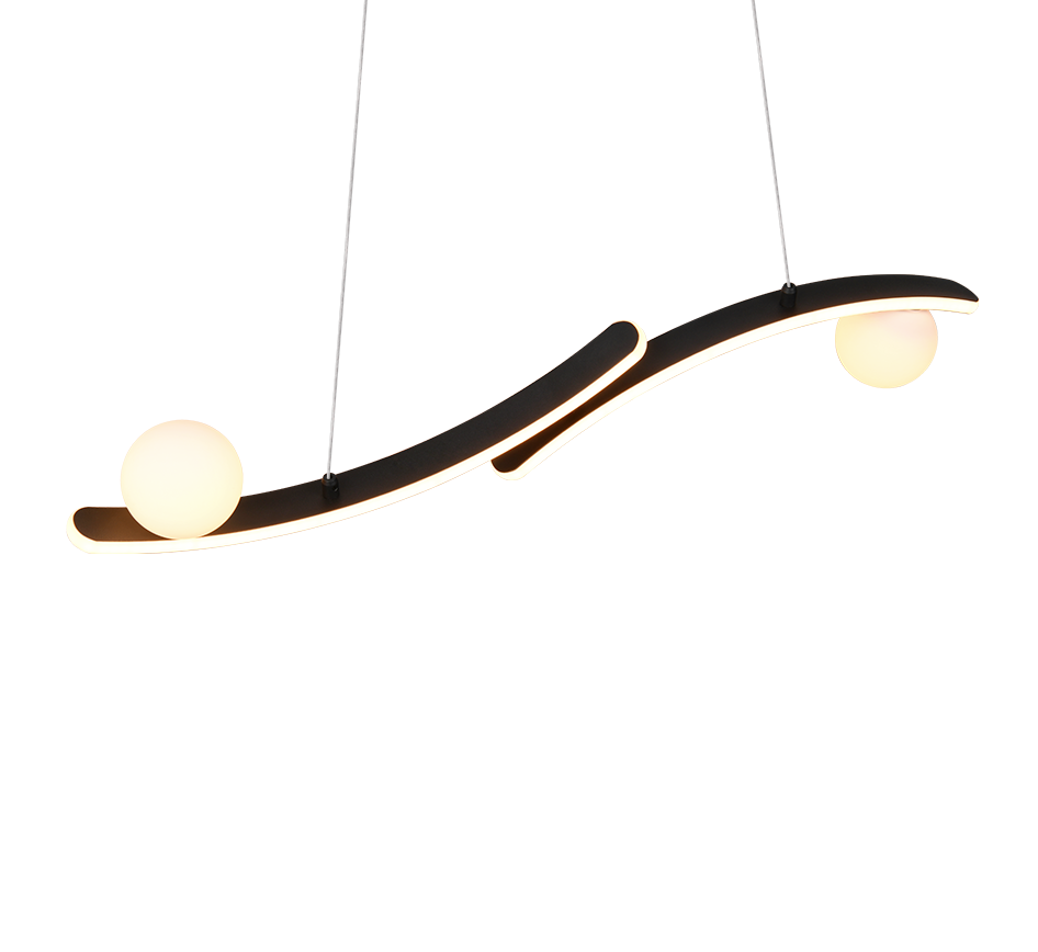 NAPOLI | Pendant | Black mat | Metal