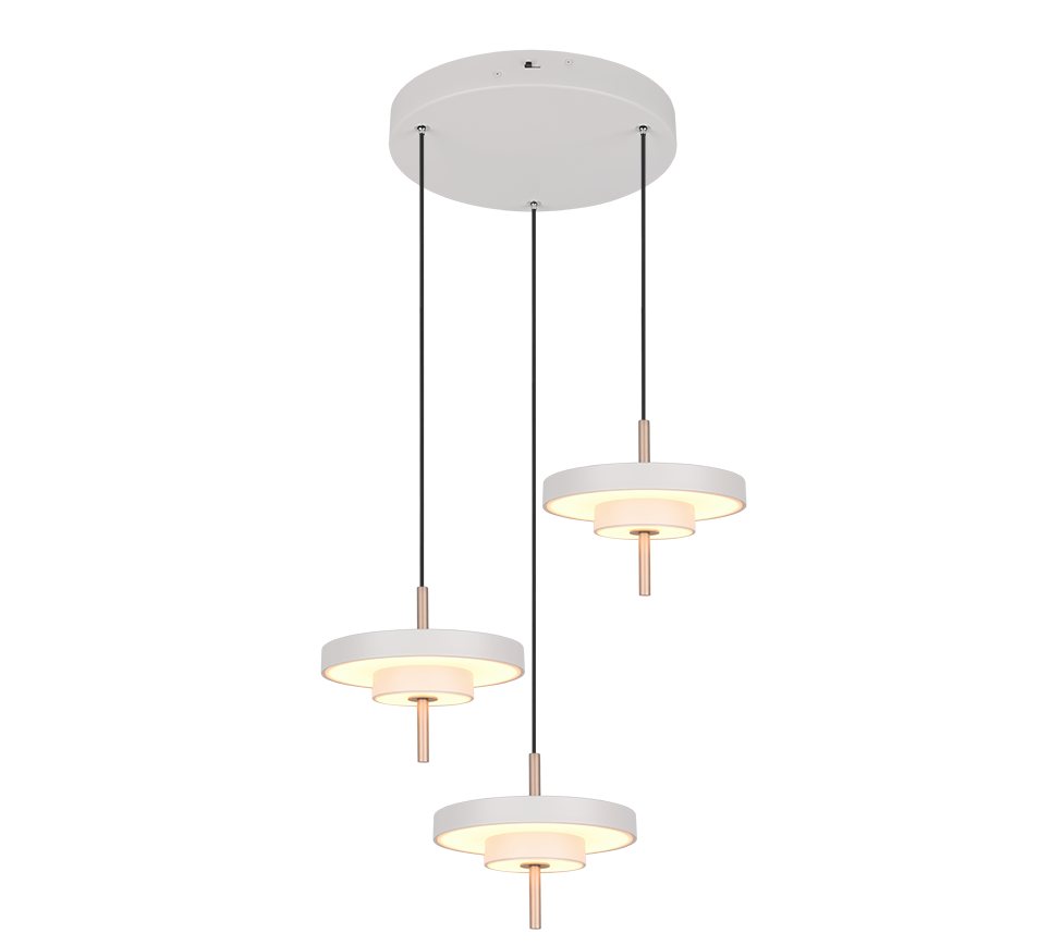 KEATON | Pendant | Warm grey | Metal