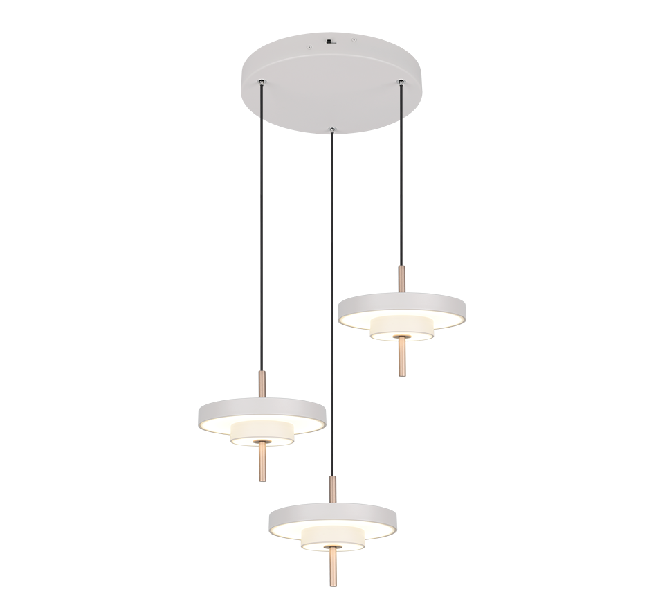 KEATON | Pendant | Warm grey | Metal